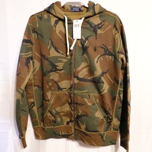 🆕 POLO RALPH LAUREN CAMO FLEECE HOODIE